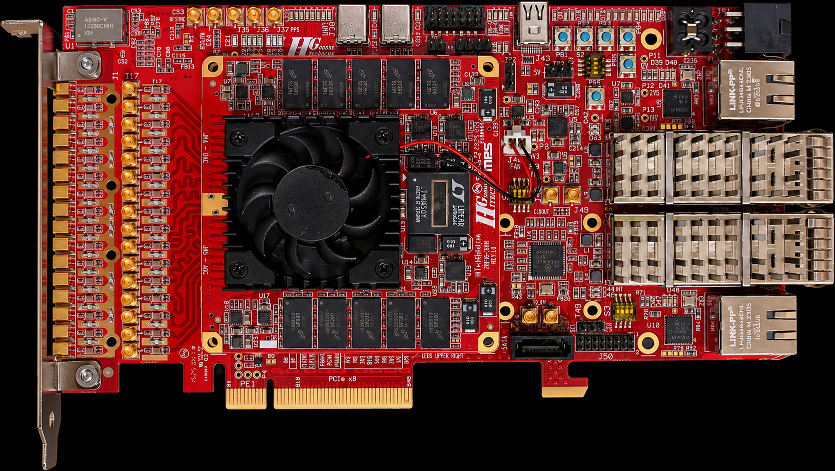 HTG-ZRF16-PCIE — AMD ZYNQ UltraScale+ RFSoC SOM /PCI Express Gen4